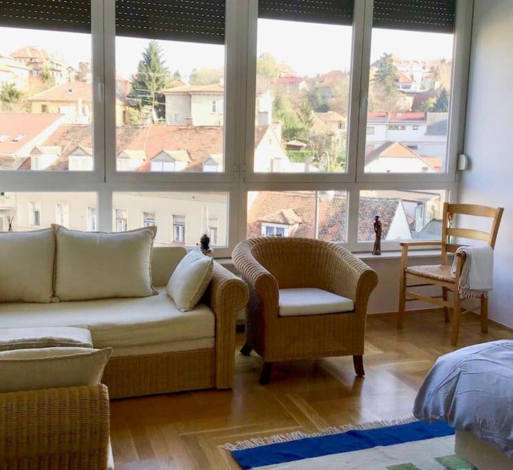 Spacious 3Br/2Bt Apartment With A/C In City Center Zagrzeb Zewnętrze zdjęcie